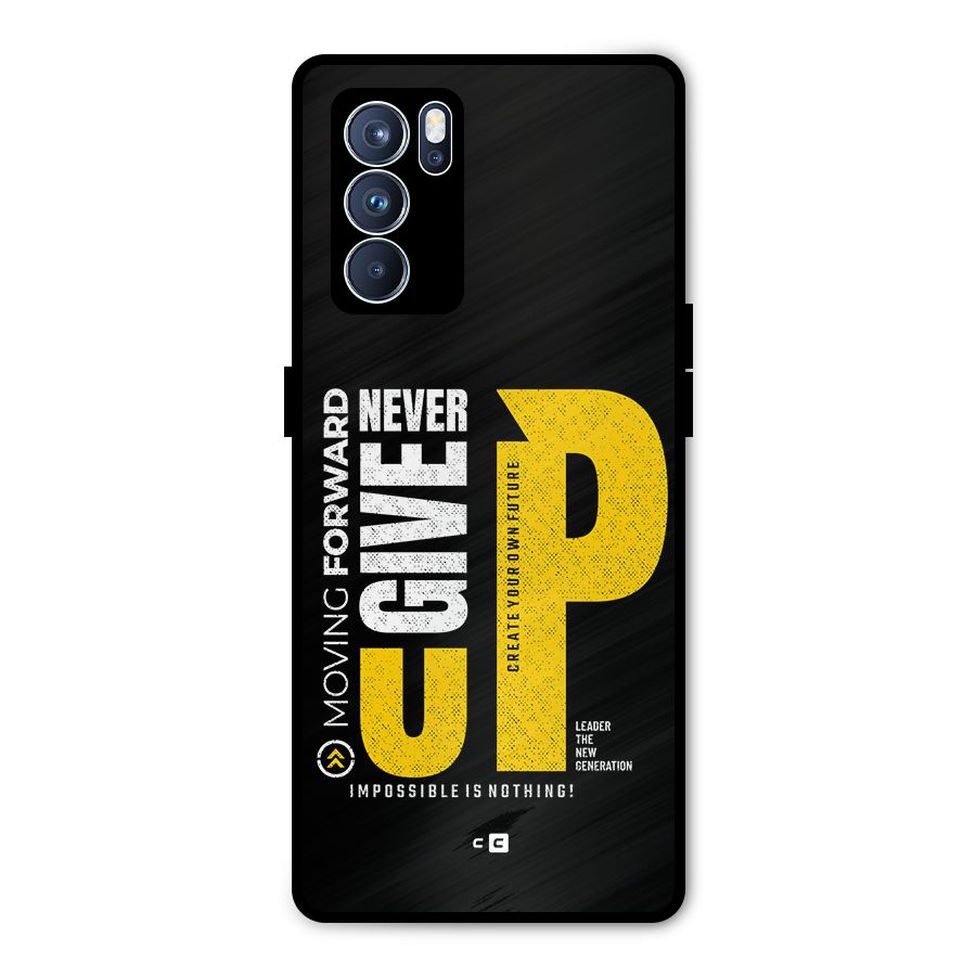 Moving Forward Metal Back Case for Oppo Reno6 Pro 5G