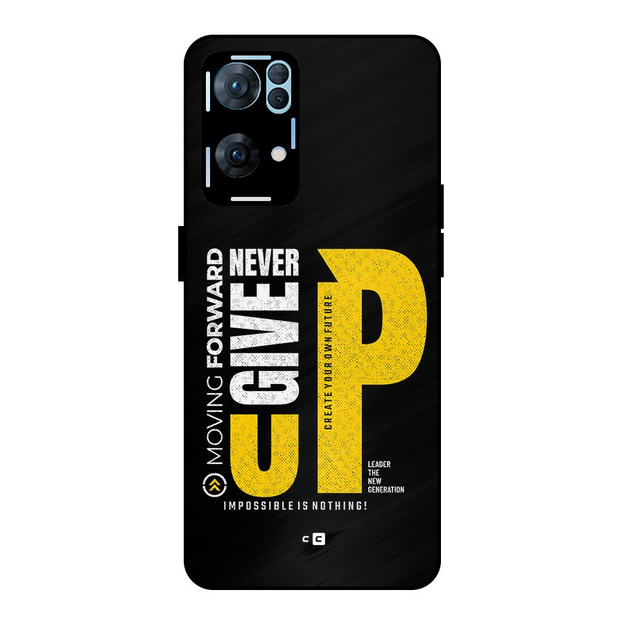 Moving Forward Metal Back Case for Oppo Reno7 Pro 5G