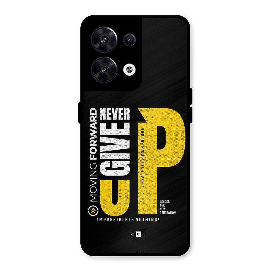 Moving Forward Metal Back Case for Oppo Reno8 5G