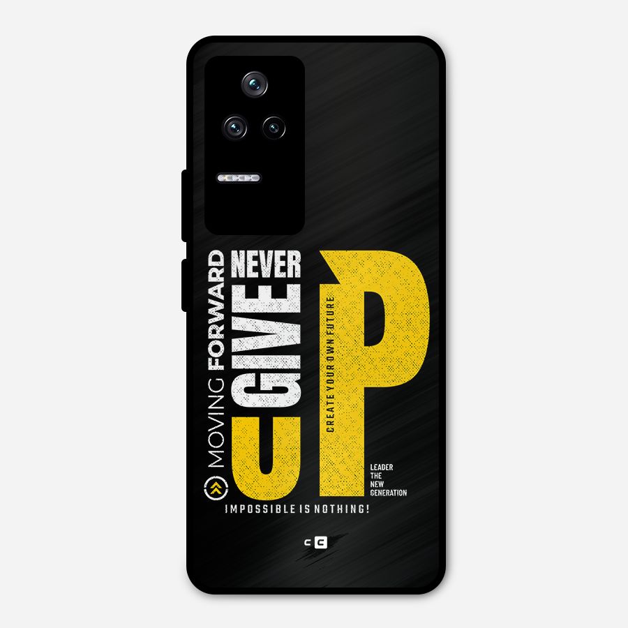 Moving Forward Metal Back Case for Poco F4 5G