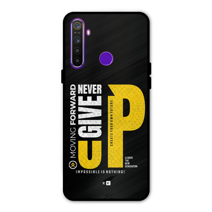 Moving Forward Metal Back Case for Realme 5