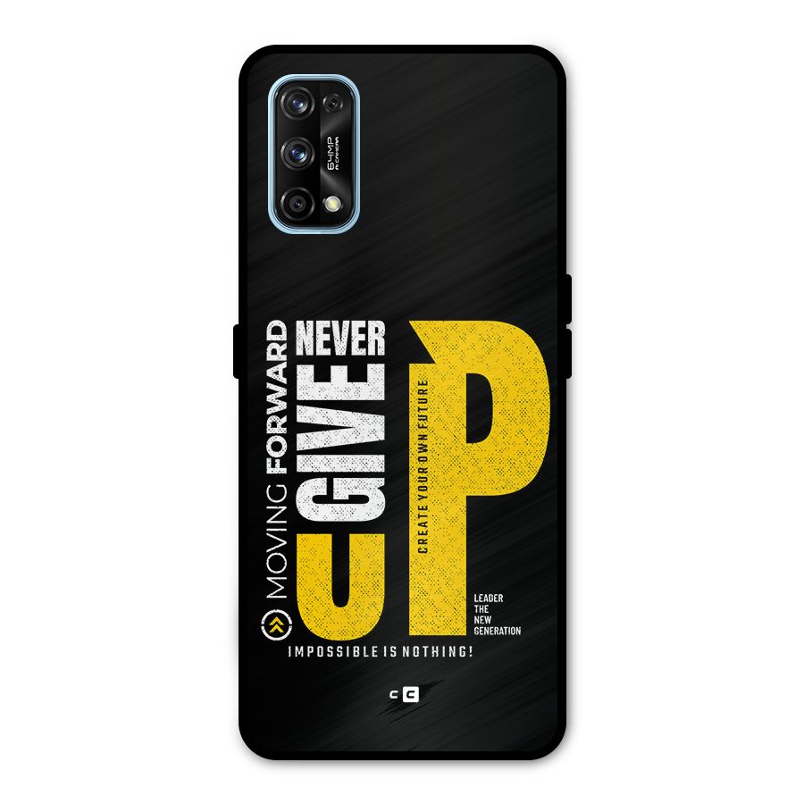 Moving Forward Metal Back Case for Realme 7 Pro