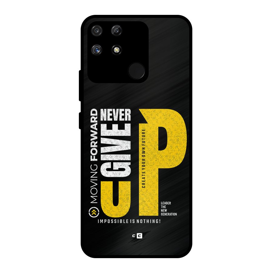 Moving Forward Metal Back Case for Realme Narzo 50A