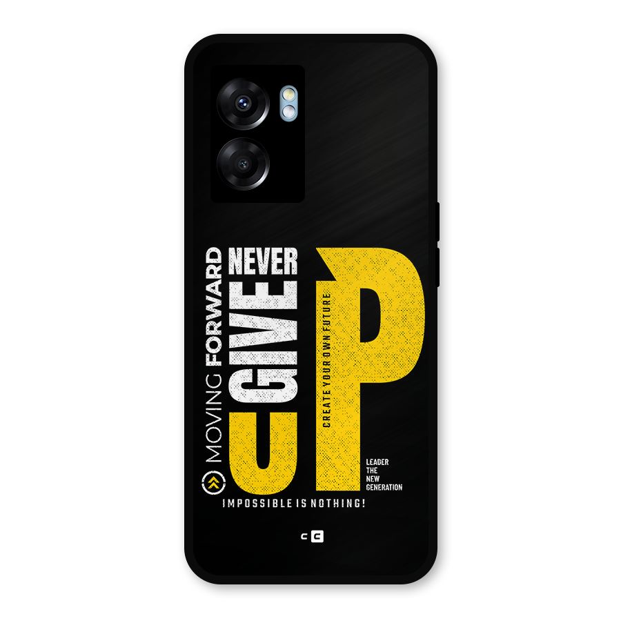 Moving Forward Metal Back Case for Realme Narzo 50 5G