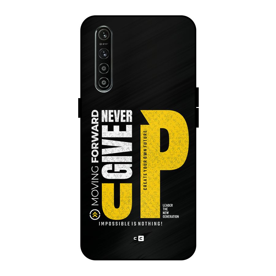 Moving Forward Metal Back Case for Realme XT