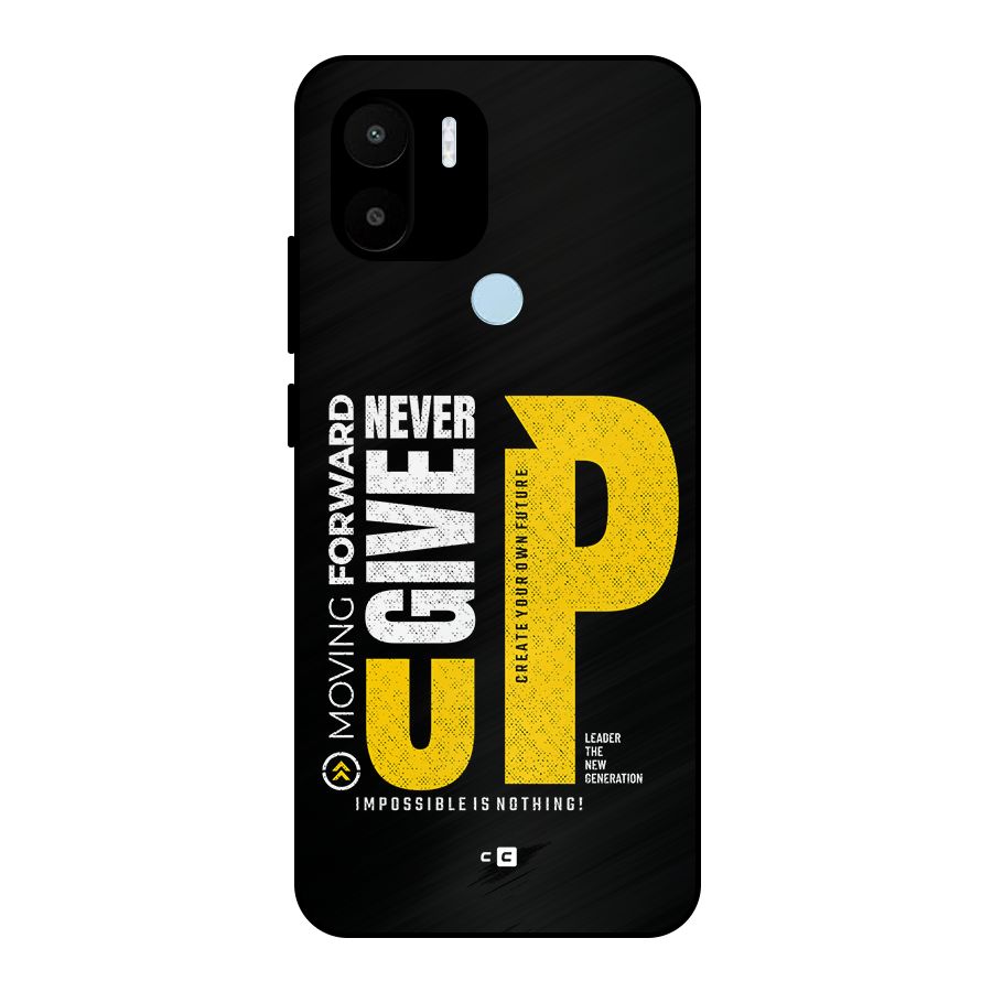 Moving Forward Metal Back Case for Redmi A2 Plus