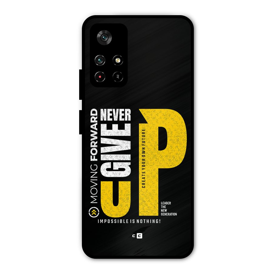 Moving Forward Metal Back Case for Redmi Note 11T 5G