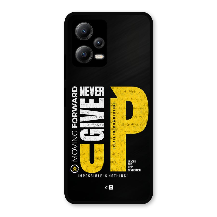 Moving Forward Metal Back Case for Redmi Note 12 5G