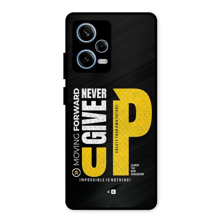 Moving Forward Metal Back Case for Redmi Note 12 Pro