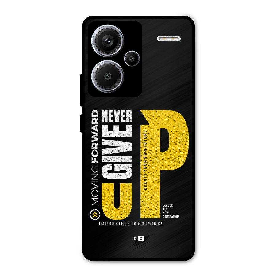 Moving Forward Metal Back Case for Redmi Note 13 Pro Plus
