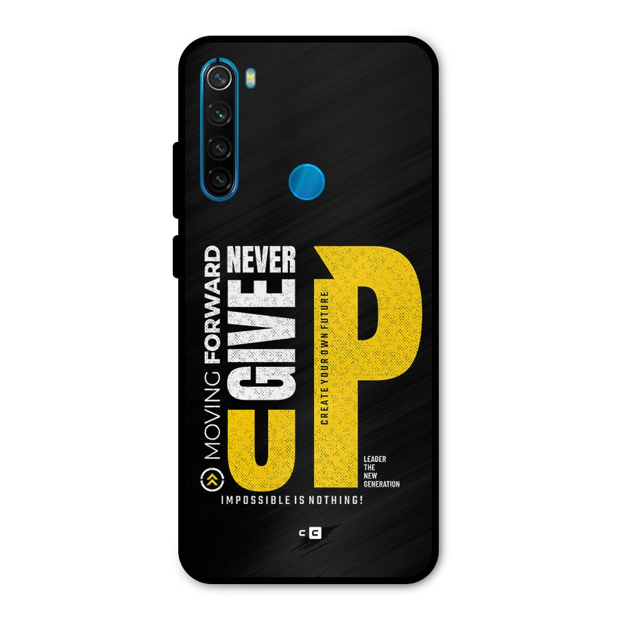 Moving Forward Metal Back Case for Redmi Note 8
