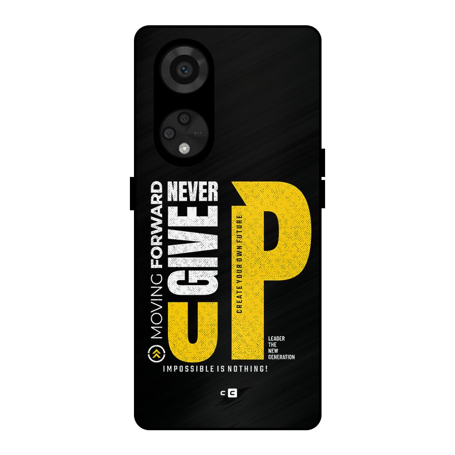 Moving Forward Metal Back Case for Reno8 T 5G