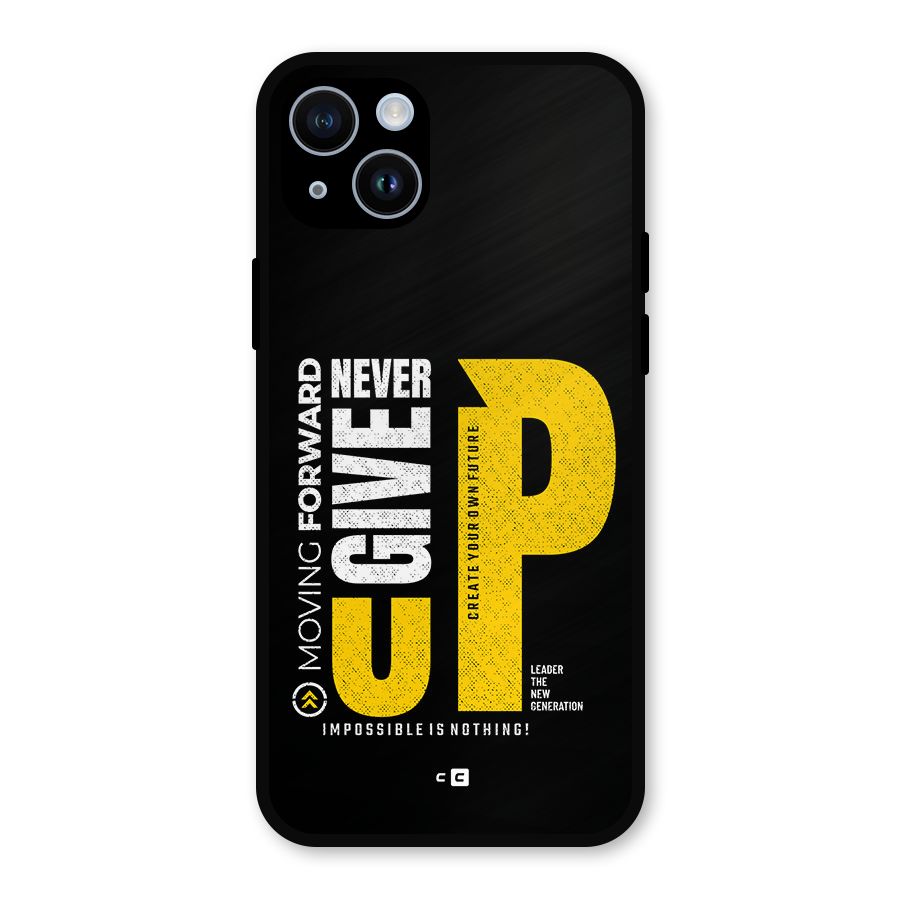 Moving Forward Metal Back Case for iPhone 14