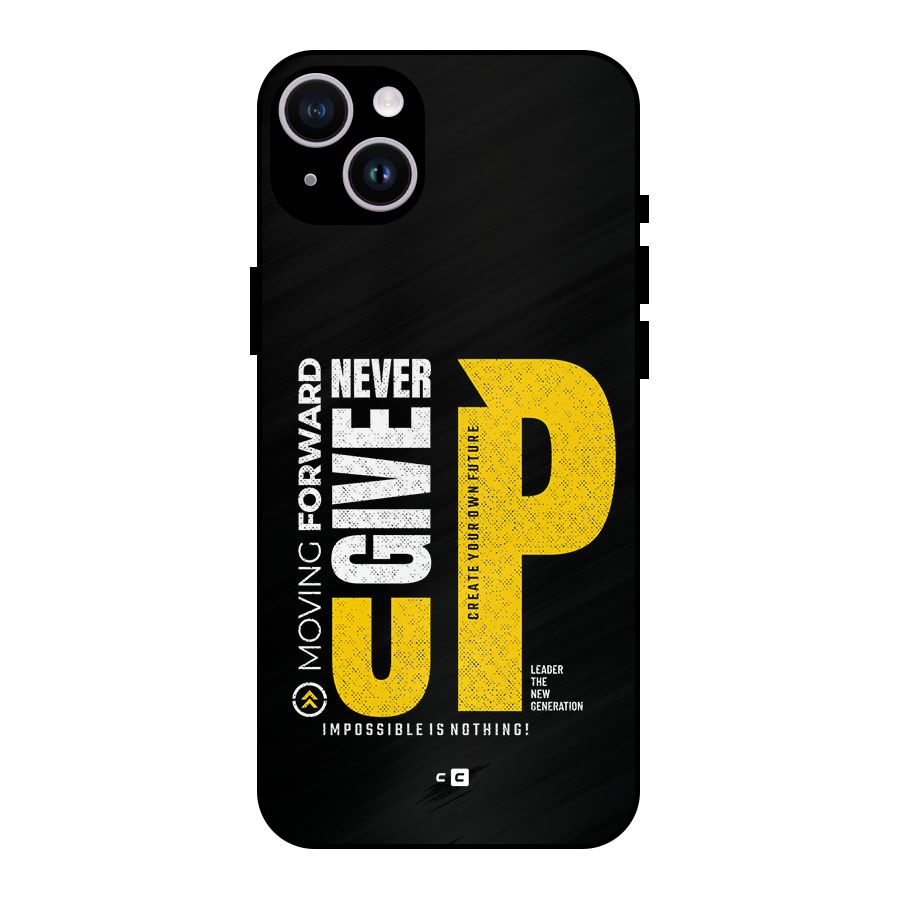 Moving Forward Metal Back Case for iPhone 14 Plus