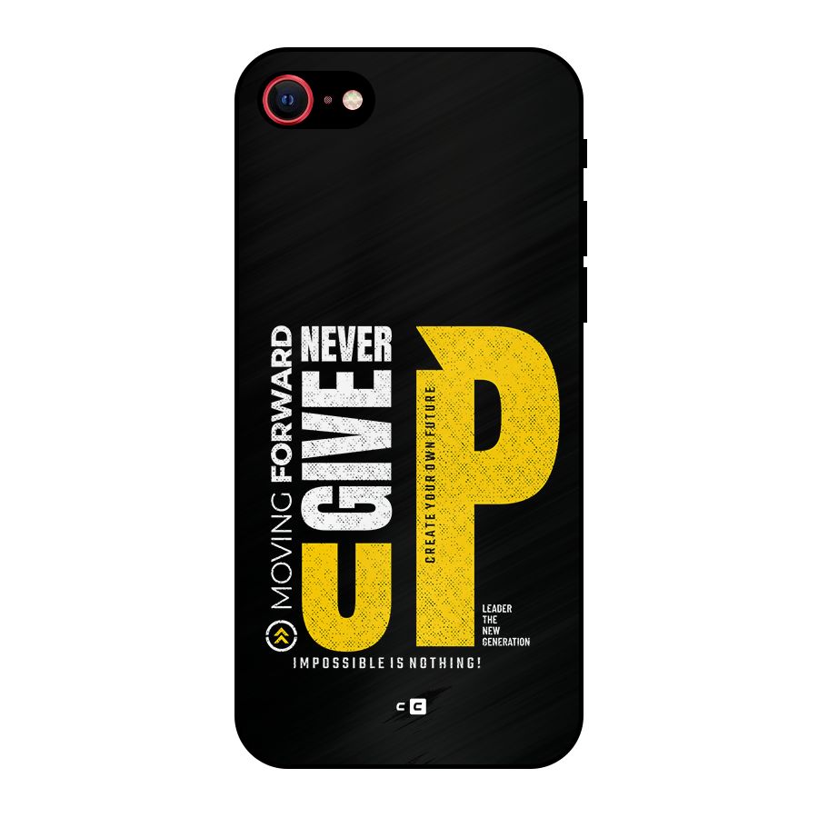 Moving Forward Metal Back Case for iPhone 8