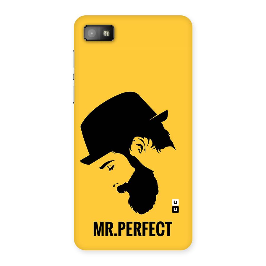 Mr Perfect Back Case for Blackberry Z10