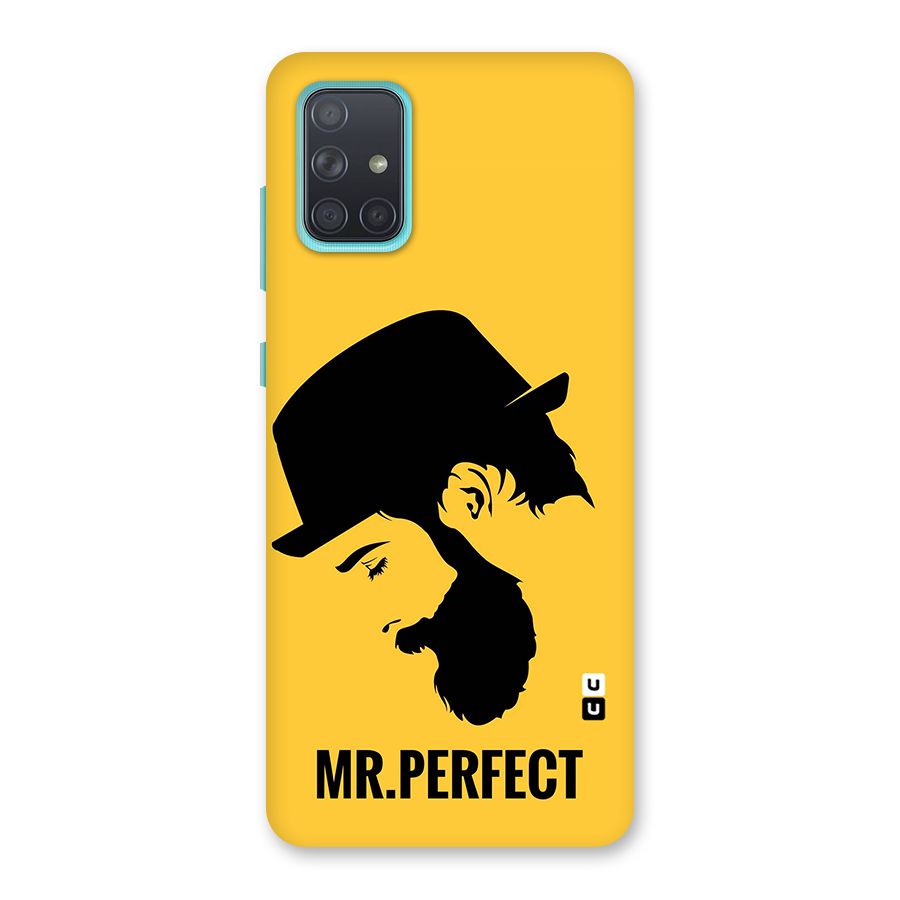 Mr Perfect Back Case for Galaxy A71