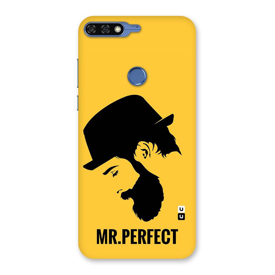 Mr Perfect Back Case for Honor 7C