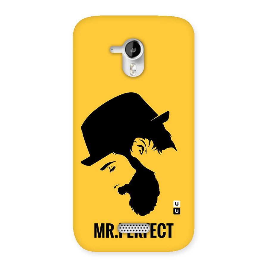 Mr Perfect Back Case for Micromax Canvas HD A116