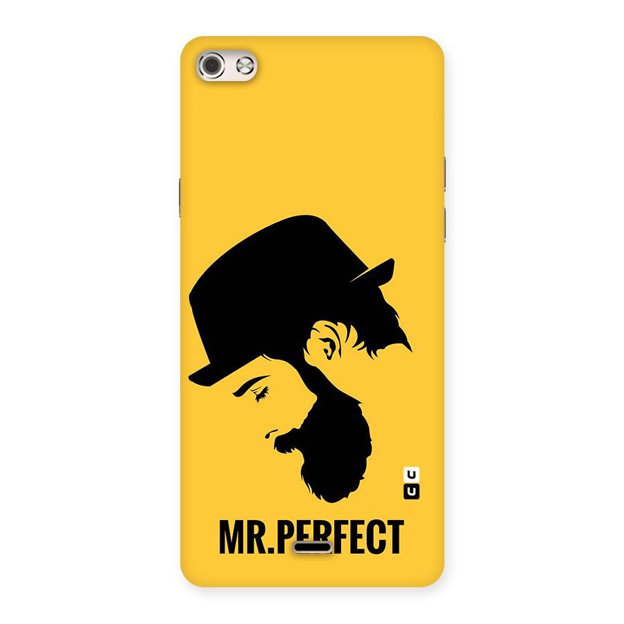 Mr Perfect Back Case for Micromax Canvas Silver 5