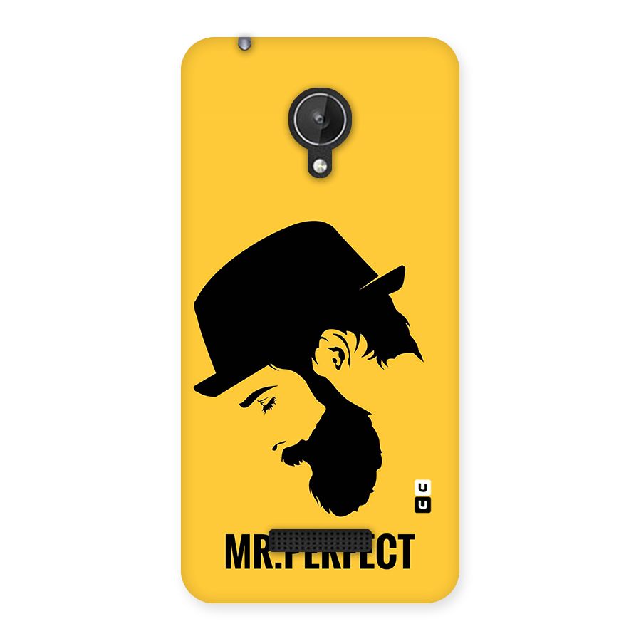 Mr Perfect Back Case for Micromax Canvas Spark Q380