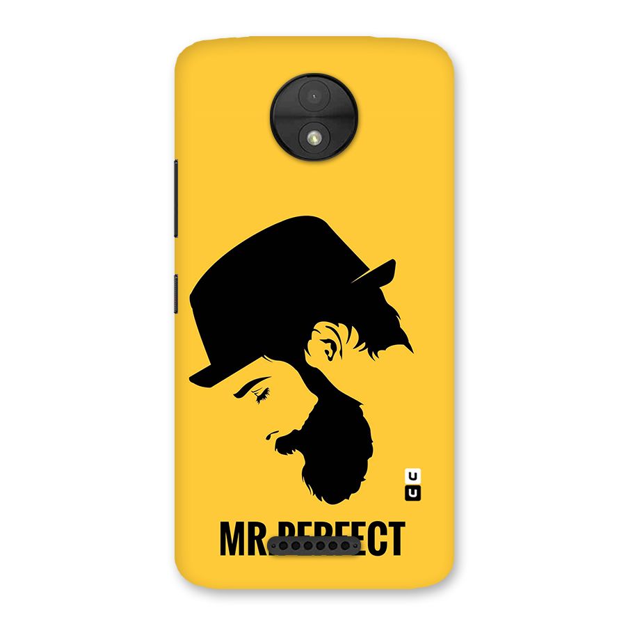 Mr Perfect Back Case for Moto C