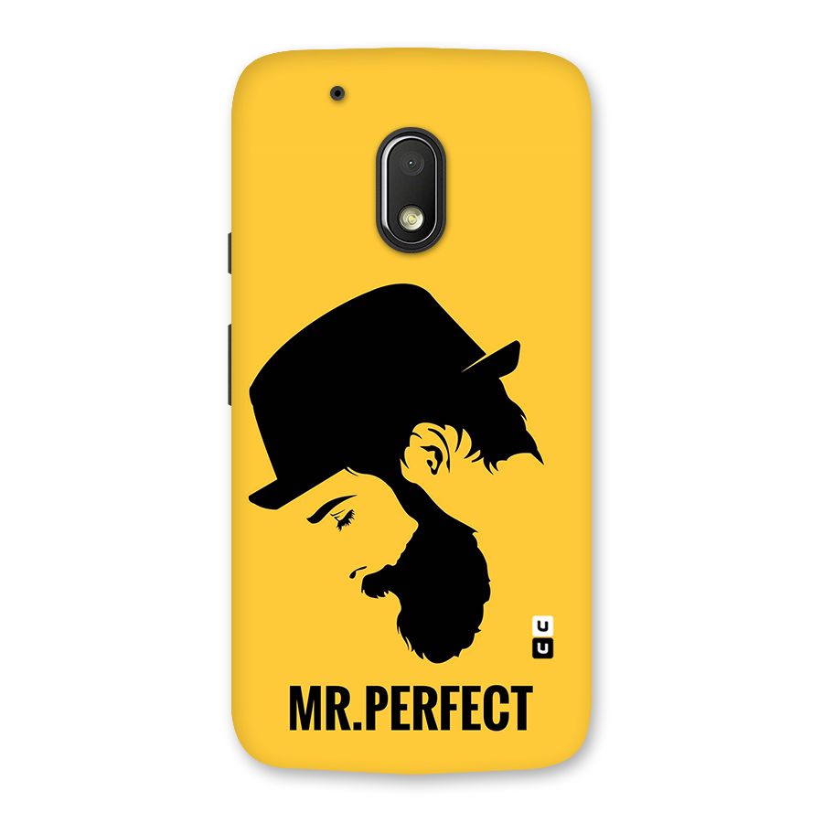 Mr Perfect Back Case for Moto G4 Play
