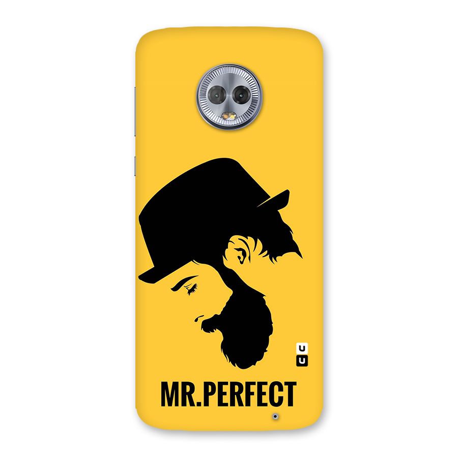 Mr Perfect Back Case for Moto G6 Plus