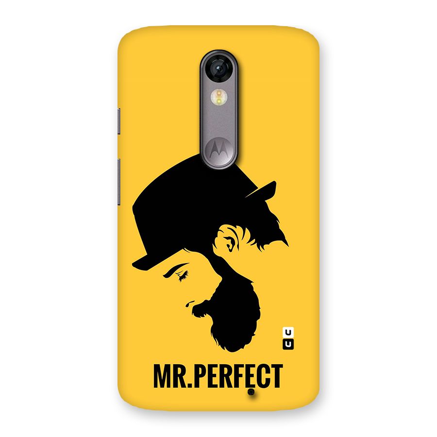 Mr Perfect Back Case for Moto X Force