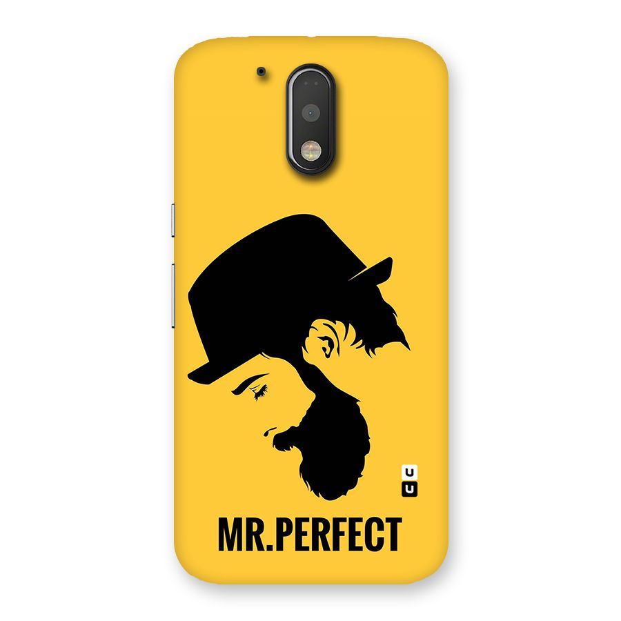 Mr Perfect Back Case for Motorola Moto G4