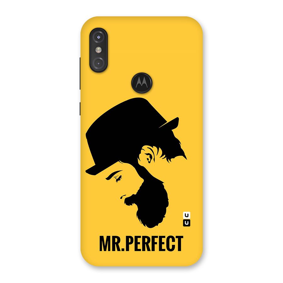 Mr Perfect Back Case for Motorola One Power