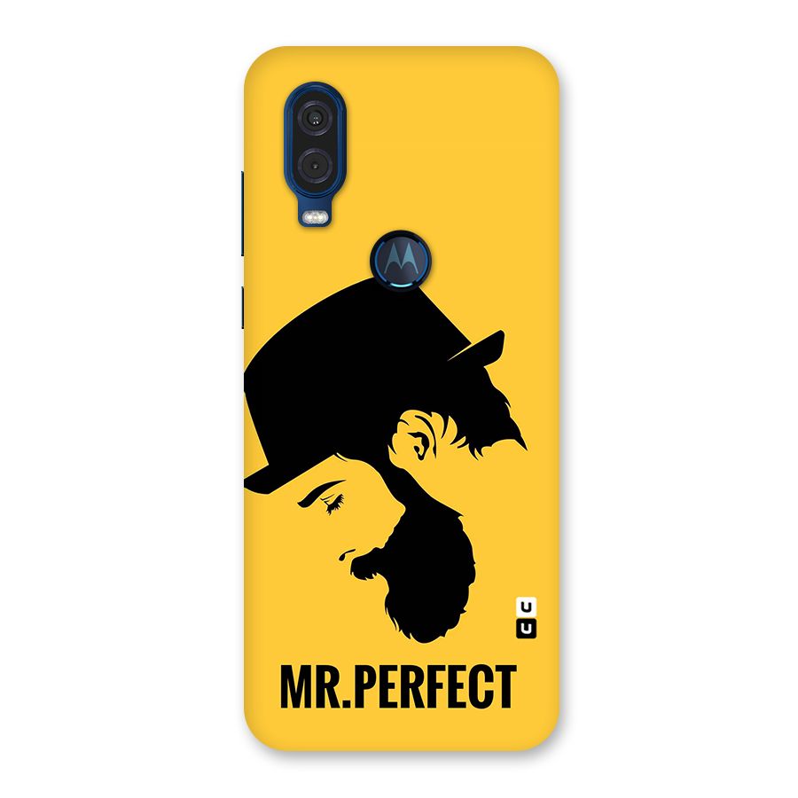 Mr Perfect Back Case for Motorola One Vision