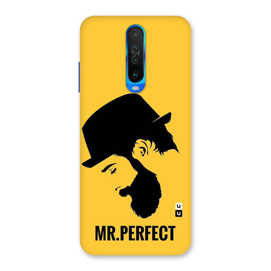Mr Perfect Back Case for Poco X2