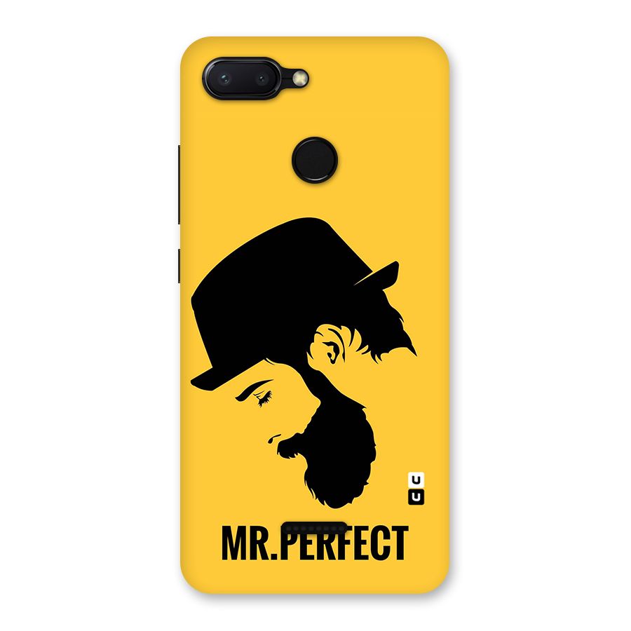 Mr Perfect Back Case for Redmi 6