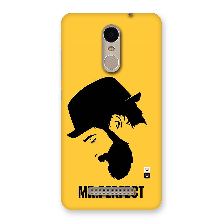 Mr Perfect Back Case for Xiaomi Redmi Note 3