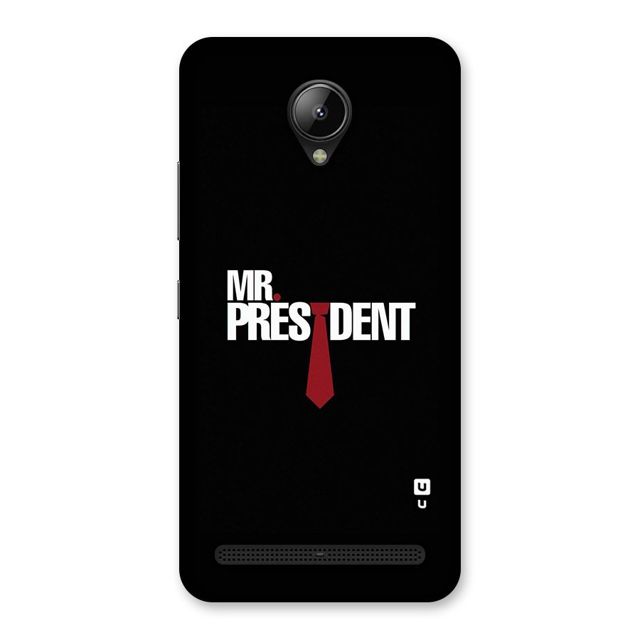 Mr President Back Case for Lenovo C2