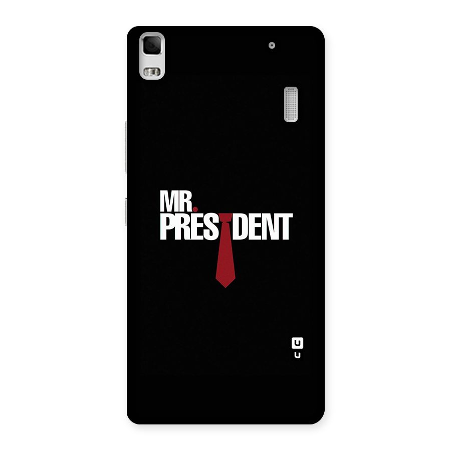 Mr President Back Case for Lenovo K3 Note