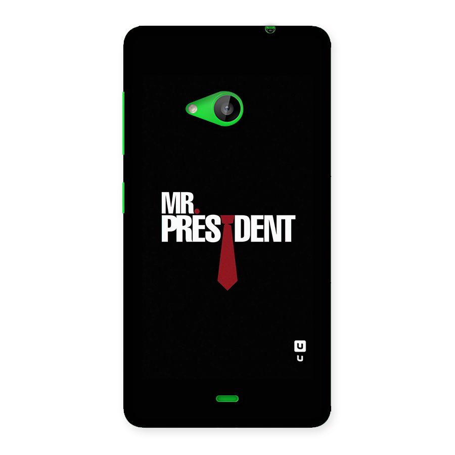 Mr President Back Case for Lumia 535