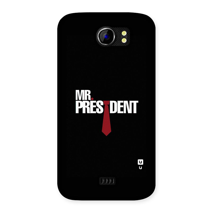 Mr President Back Case for Micromax Canvas 2 A110