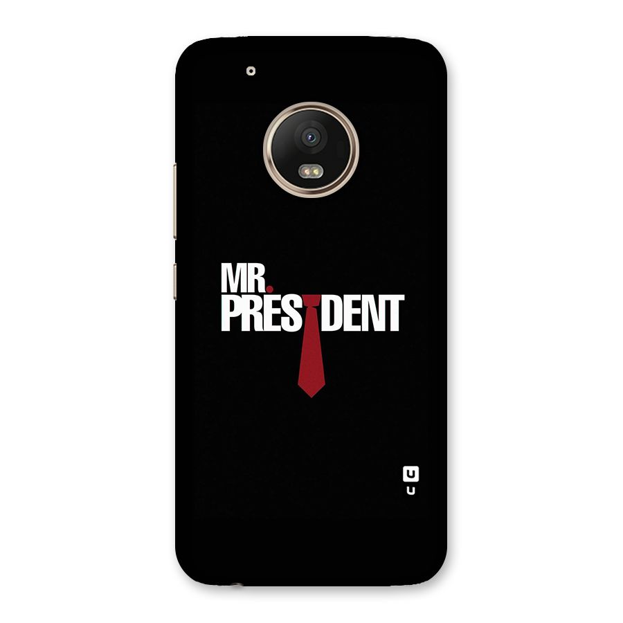 Mr President Back Case for Moto G5 Plus