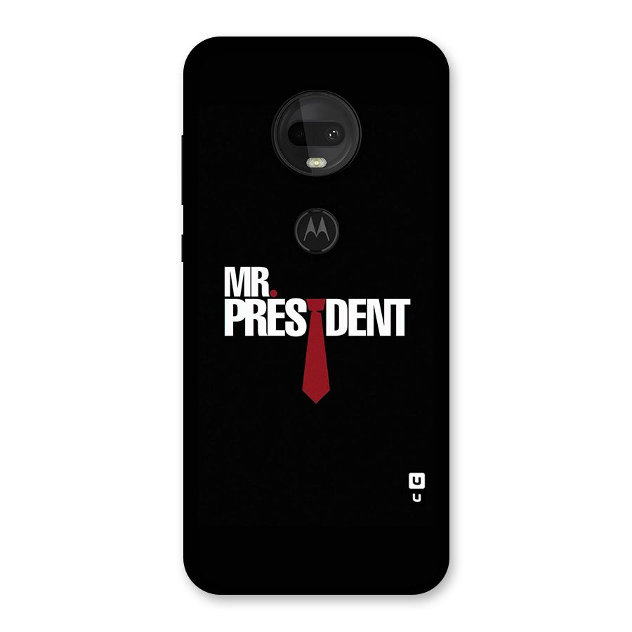 Mr President Back Case for Moto G7