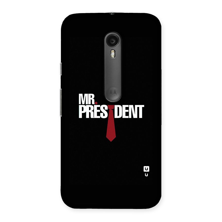 Mr President Back Case for Moto G Turbo
