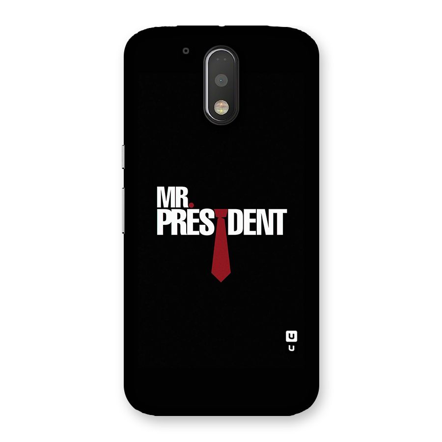 Mr President Back Case for Motorola Moto G4 Plus