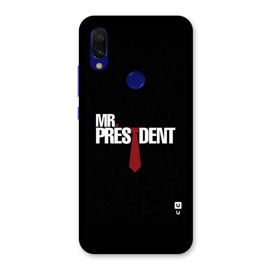 Mr President Back Case for Redmi 7
