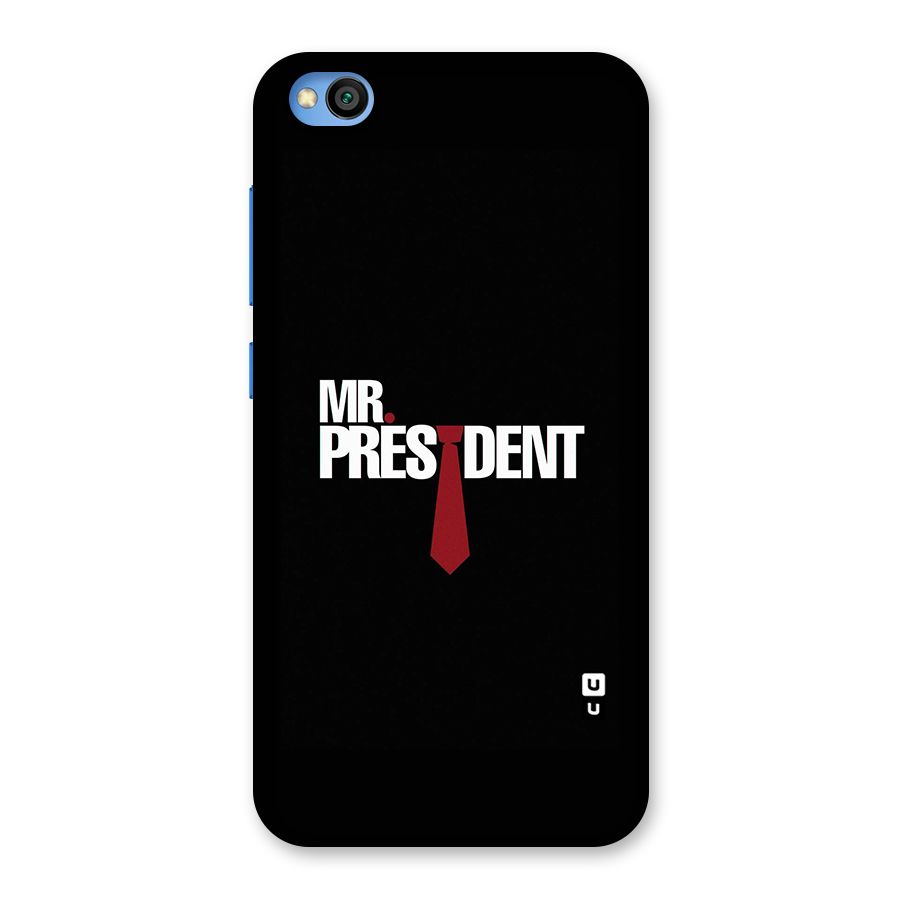 Mr President Back Case for Redmi Go
