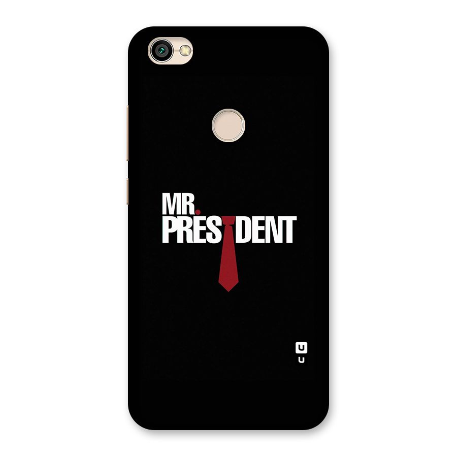 Mr President Back Case for Redmi Y1 2017