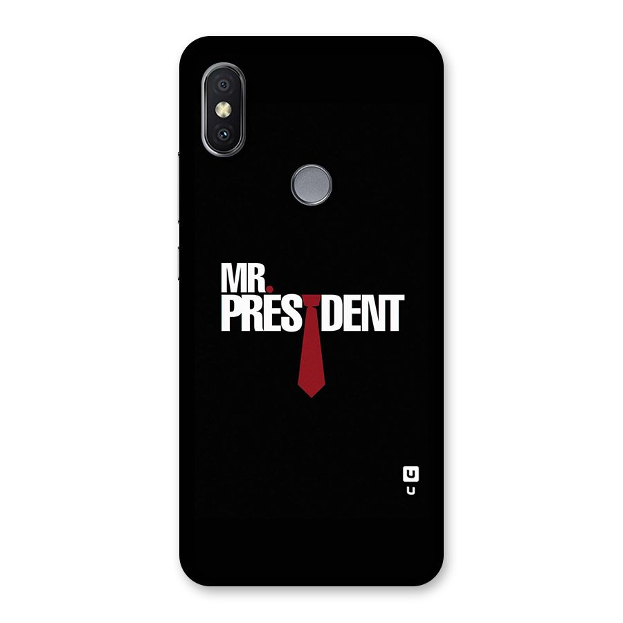 Mr President Back Case for Redmi Y2