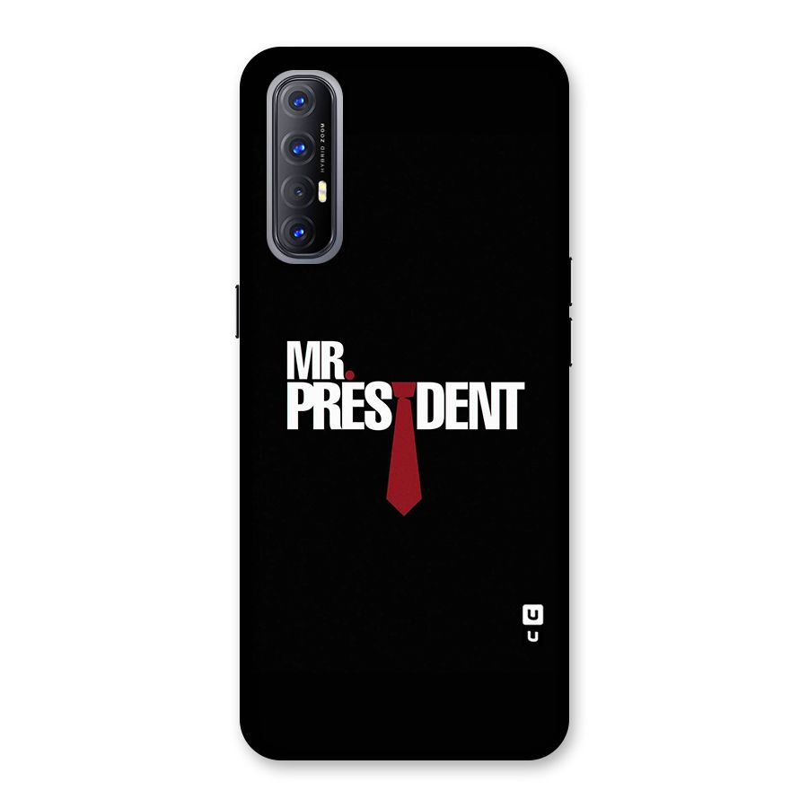 Mr President Back Case for Reno3 Pro