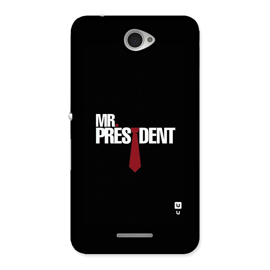 Mr President Back Case for Sony Xperia E4