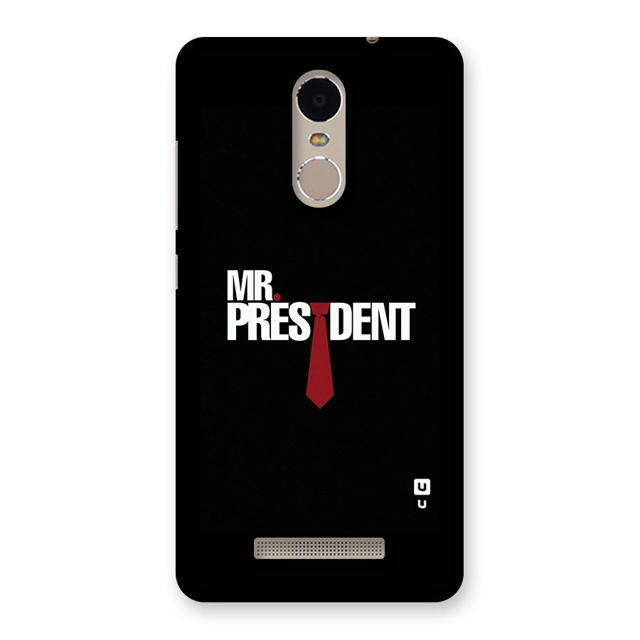 Mr President Back Case for Xiaomi Redmi Note 3
